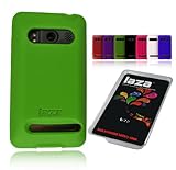 Laza Sprint HTC Evo 4G Extended Battery Silicone Case Green