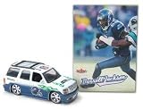 Seattle Seahawks NFL Diecast 2005 Cadillac Escalade with Darrell Jackson Fleer Ultra Trading Card