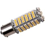 GRV Ba15s 1156 1141 High Bright Car LED Bulb 102-3528SMD DC 12V Warm White Pack of 2