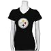 Reebok Pittsburgh Steelers Ladies Black Premium Logo T-shirt