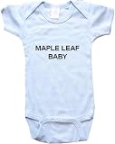 MAPLE LEAF BABY - CANADA BABY - Country Series - White, Blue or Pink Onesie / Baby T-shirt