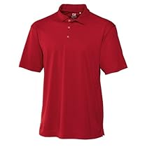 Cutter & Buck Men's Big-Tall Cb Drytec Genre Polo Shirt, Cardinal Red, Large/Tall
