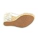 Not Rated Isabella Women US 10 Ivory Wedge Sandal