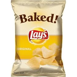 Lay's Baked Potato Crisps, Original, 1.125-Ounce Large Single Serve Bags (Pack of 64)