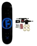 FOUNDATION Skateboard Complete DOODLE BLACK BLUE 7.5