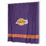 Los Angeles Lakers MVP Shower Curtain PurpleStandard