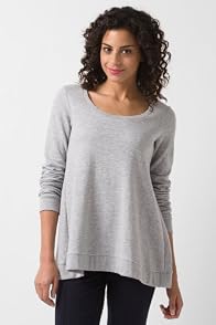Long Sleeve Scoopneck A-Line Sweatshirt