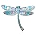 ID 1650B Mystic Dragonfly Patch Sequin Beaded Bug Embroidered Iron On Applique