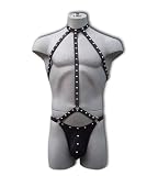 Male Power Men's Fetish Lingerie, Gladiator, Black, Large/Xlarge