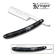 Kriegar Pearl Black Marble Handle Straight Razor