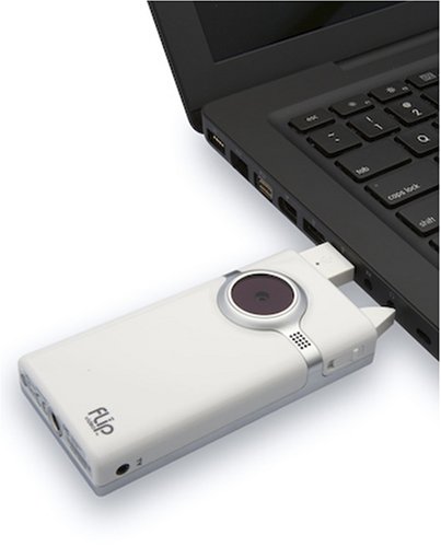 Flip Video Mino Series Camcorder, 60 Minutes (White)