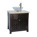 30 Q339 Modern Giovanni Bathroom Sink Vanity - Faucet & vessel all inclusive