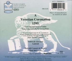 CD-Charts  Music : 1595 A Venetian Coronation