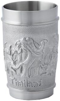 Elephant Both Side Cup Pewter