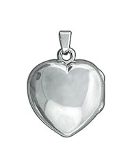 Sterling Silver "Photo" Cremation Locket 3/4 inch x 3/4 inch in Sterling Silver