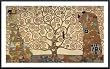 Art Poster Metal Framed Print - The Tree of Life - Stoclet Frieze - Artist: Gustav Klimt- Poster Size: 27 X 39