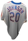 Howard Johnson New York Mets Autographed Grey Throwback Majestic Jersey