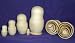 Plain Blank Unpainted Russian Nesting Doll * 5 pc / 4 in * Paint yourself * u-505.4