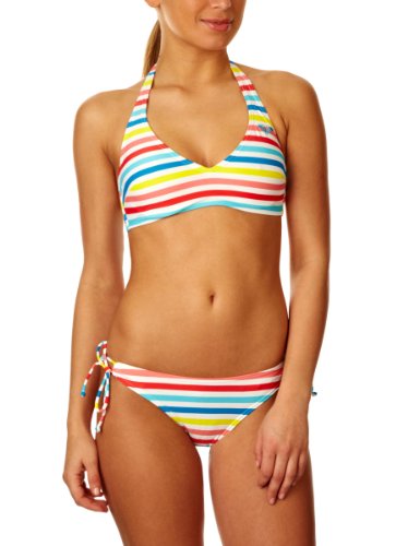 Roxy Damen Bikini White Stripes 70s Lowrider Tie Sides, p baja californ, 34 (XS), XMWSM453 Preisvergleich
