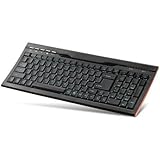 Zippy EL-730 Unique Curved Design Multimedia Pro Character Illuminated EL Backlighted USB Computer Keyboard - Compatible with all Desktop Computers