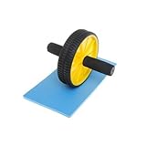 Ab Dual Wheel RollerToning Power Wheel Intense (Yellow)