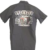 Lucky 13 Raw Power Hot Rod Shirt Mens Button Front Shirt