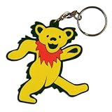 Grateful Dead - Yellow Dancing Bear Keychain