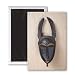 Baule horned mask, Ivory Coast, 19th-20th.. - 3x2 inch Fridge Magnet - large magnetic button - Magnet