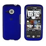 HTC Verizon Eris Droid S6200 Blue Rubberized Case Cover Protective SNAP-ON