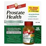 Schiff Prostate Health Formula - Saw Palmetto, Lycopene & Selenium - 120 Tablets (2 Pack)