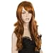 Auburn Long Wavy Fashion Wig | In the Style of Khloe Kardashian and Isla Fisher | Heat Styleable Fibre