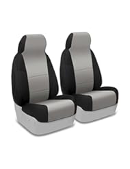 Automotive Parts and Accessories: Coverking Custom Fit Front 50/50 High Back Bucket Seat Cover for Select Mazda MX-5 Miata Models - Neosupreme 2-Tone (Charcoal with Black Sides) - Coverking