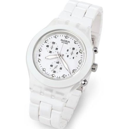 Swatch Men's FULL BLOODED SVCK4045AG Stainless-Steel Quartz Watch with White Dial