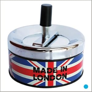 Cendrier Made In London avec le drapeau anglais Union Jack