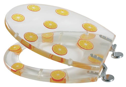 Puregadgets puregadgets the orange bathroom wc luxury toilet seat jh311