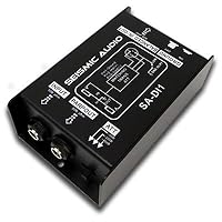 Seismic Audio - Passive Direct Box w/ Ground Left and Attenuator Switch DI Box