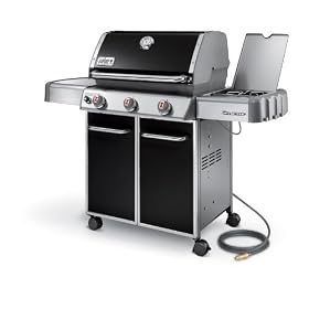 Weber 6621001 Genesis E-320 Natural Gas Grill, Black