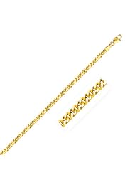 3.0mm 14K Yellow Gold Gourmette Chain