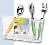 Cutlery Holder (Clear) (4H x 7.5W x 2.25D)