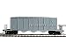Walthers HO Scale Gold Line Ready-to-Run 40' Ortner 100-Ton Open Aggregate Hopper - Undec