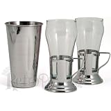 Soda Fountain Glasses & Malt Cup Set