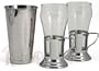 Soda Fountain Glasses & Malt Cup Set