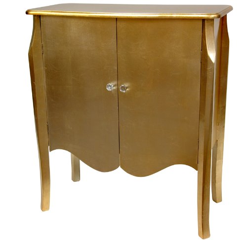 2 Door Cabinet in Leaf Lacquer