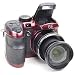 GE X500 16MP 15x Optical/6x Digital Zoom HD Camera (Burgundy Red)