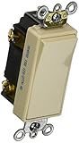 Leviton 5693-2T 15-Amp 120/277-Volt Decora Plus Rocker 3-Way AC Quiet Switch, Light Almond by Levito