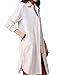 Hole Tide Women's Solid Color Cotton and Linen Long Sleeves Blouse