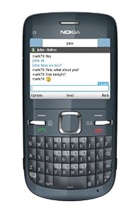 Nokia C3 Graphite - 2 MP Camera Bluetooth Mobile Phone on Vodafone PAYG