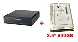 Masscool MP-1371RS 1080P HDMI 2.5" SATA HDD/USB/Dolby/DTS/RMVB/MKV/H.264 HD Media Player w/ White Label 2.5" 500GB 8MB Cache 5400RPM SATA Laptop Hard Drive