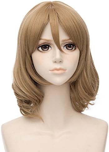 Cosplayvoice Anime LoveLive!Sunshine!! Aqours Watanabe You Flaxen Short Curly 16Inches/40CM Stylish Cosplay Wig