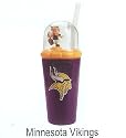 Pack of 5 NFL Minnesota Vikings Wind-Up Mascot Drink Cups